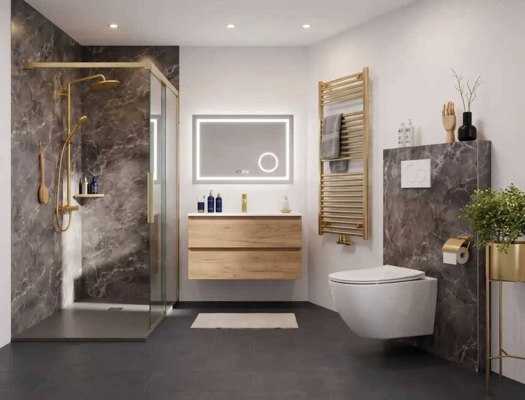 Spa & Wellness stijl douchecabine